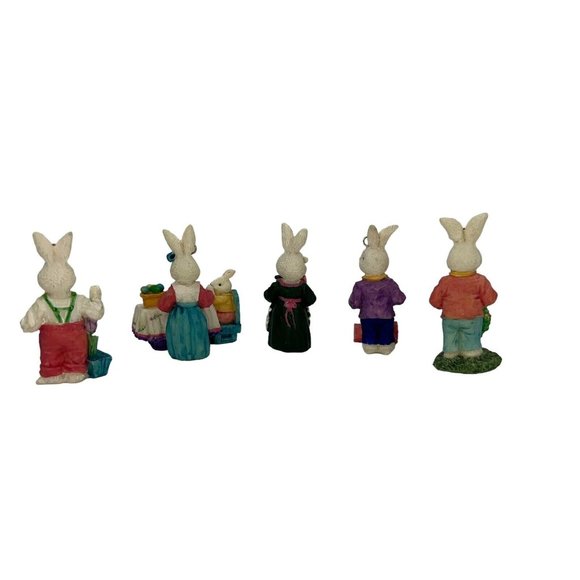 19 Easter Tree Ornaments Resin & Wooden Rabbits Foam Eggs READ DESCRIPTION - Picture 3 of 12